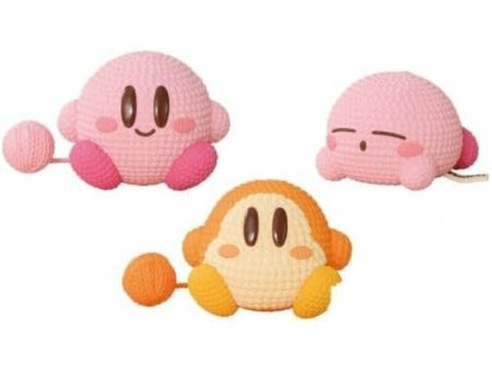 BANDAI Kirby of the Stars Amikotto Petit Kirby & Waddle Dee Figure Set of 3 Online now