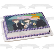 Fruits Basket Furuba Stylized Umbrellas Yuki Kyo Tohru Edible Cake Topper Image ABPID56535 Fashion