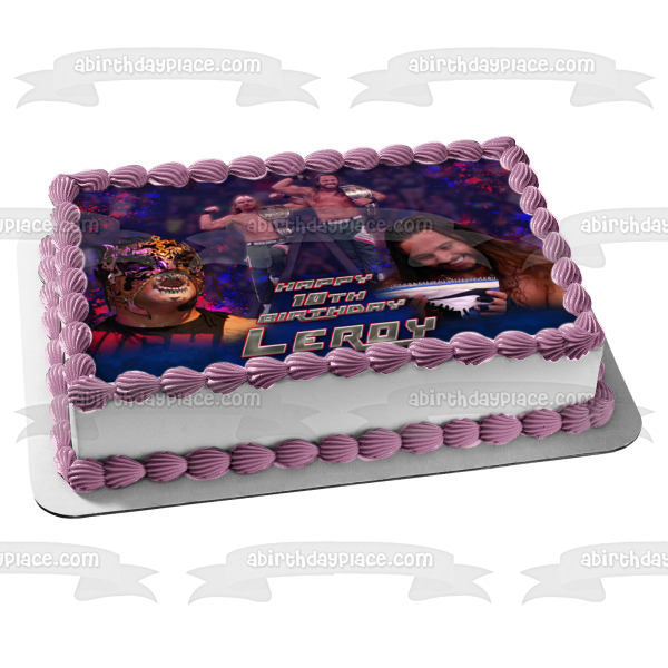 The Young Bucks Matthew Massie Nicholas Massie Aew Professional Wrestling Team Promoters Edible Cake Topper Image ABPID56557 Hot on Sale