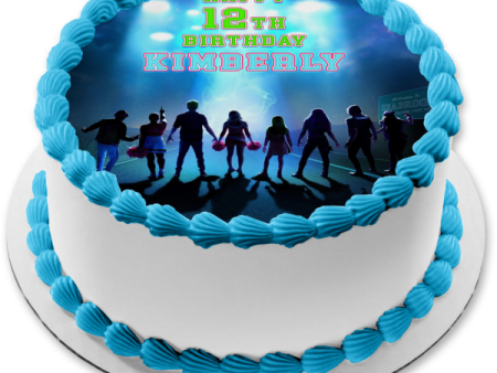 Zombies 3 Spaceship and Alien Silhouettes Edible Cake Topper Image ABPID56486 For Cheap