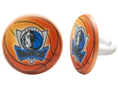 NBA Dallas Mavericks Basketball Cupcake Rings Discount