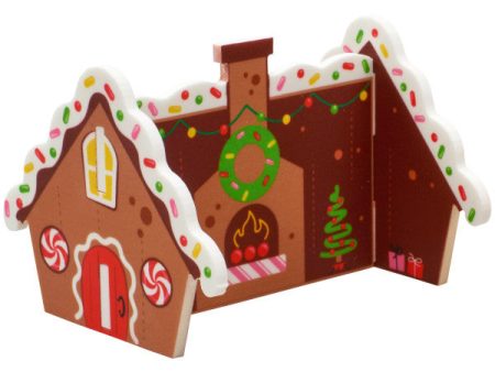 Gingerbread House Gum Paste Layon For Discount